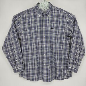 Faconnable Shirt Mens XXL Button Down Long Sleeve Plaid Casual Preppy‎